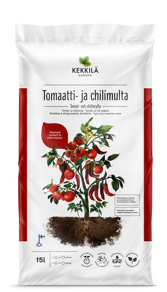 Kekkilän Tomaatti- ja chilimulta 15 l