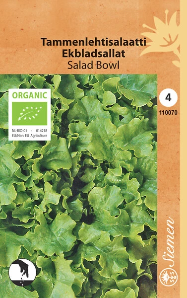 Luomu tammenlehtisalaatti Salad Bowl