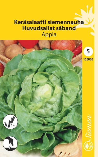 Keräsalaatti Appia siemennauha