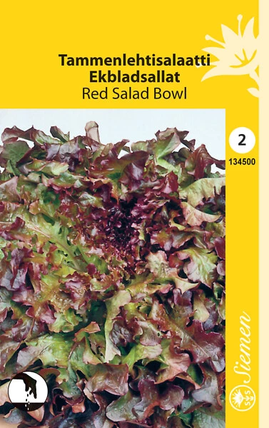 Tammenlehtisalaatti Red Salad Bowl