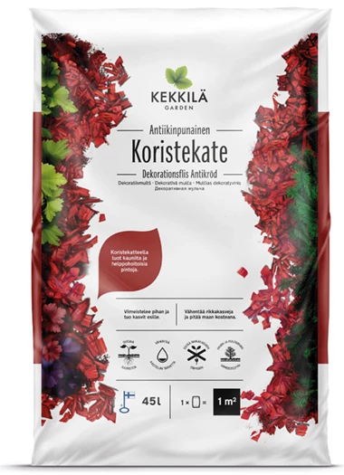 Koristekate 45 l, antiikinpunainen