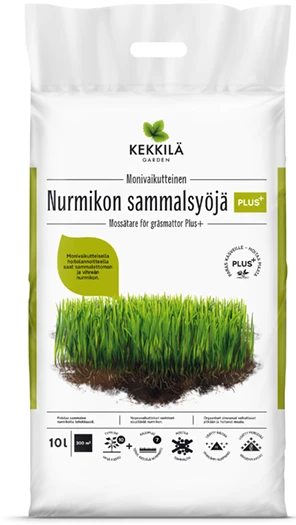 Kekkilän Nurmikon sammalsyöjä Plus 10 l