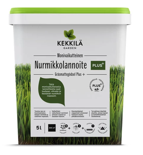 Kekkilän Nurmikkolannoite Plus 5 l 